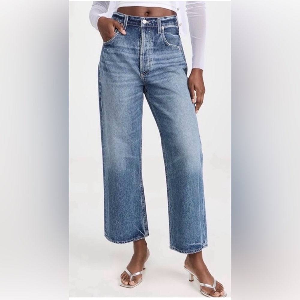 Citizens Of Humanity Blue Wide Leg Style Gaucho